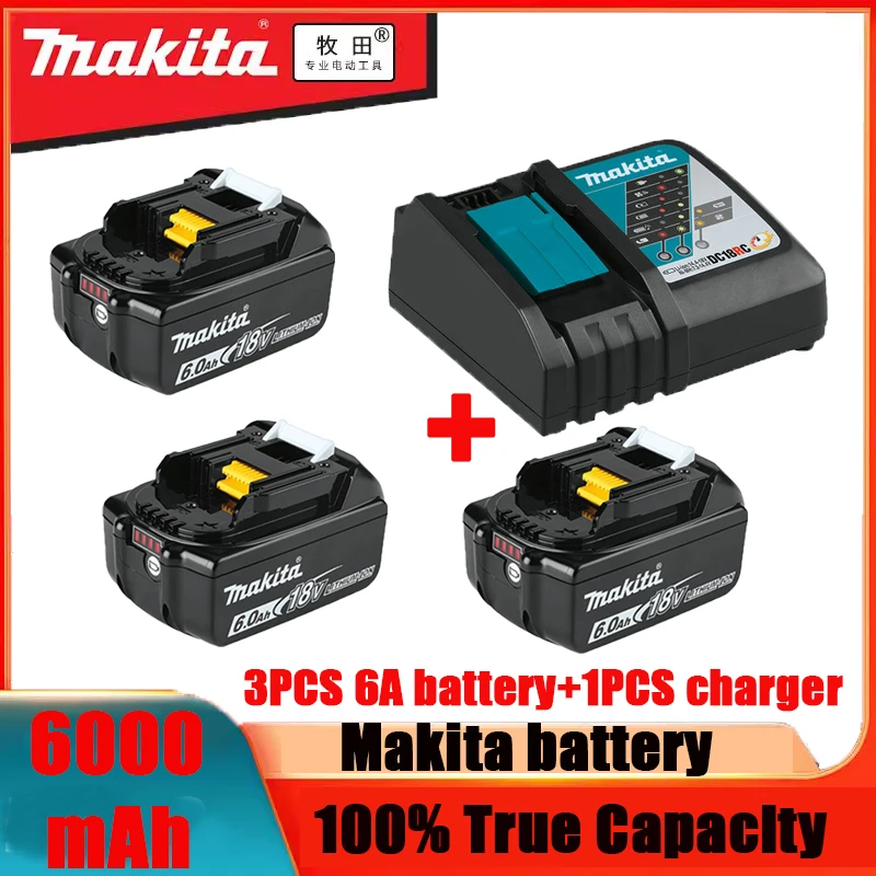 Makita оригинальная 18 в Makita 6000 мАч литий-ионная аккумуляторная батарея 18 в сверло сменные батареи BL1860 BL1830 BL1850 BL1860B
Makita оригинальная 18 в Makita 6000 мАч литий-ионная аккумуляторная батарея 18 в сверло сменные батареи BL1860 BL1830 BL1850 BL1860B
