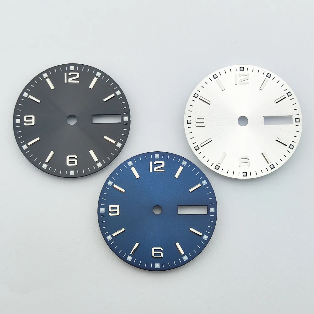 Циферблат часов 28,5 мм nh36, стерильный циферблат, зеленый светящийся циферблат, детали часов, подходят для механизма NH36
Циферблат часов 28,5 мм nh36, стерильный циферблат, зеленый светящийся циферблат, детали часов, подходят для механизма NH36