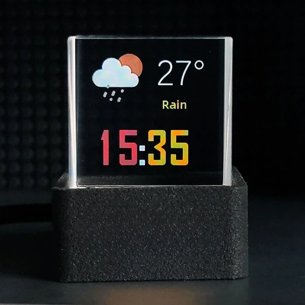 Trendy Mini Transparent WiFi Weather Clock Desktop Ornament Monitor Ornament Clock Weather Clock
Trendy Mini Transparent WiFi Weather Clock Desktop Ornament Monitor Ornament Clock Weather Clock