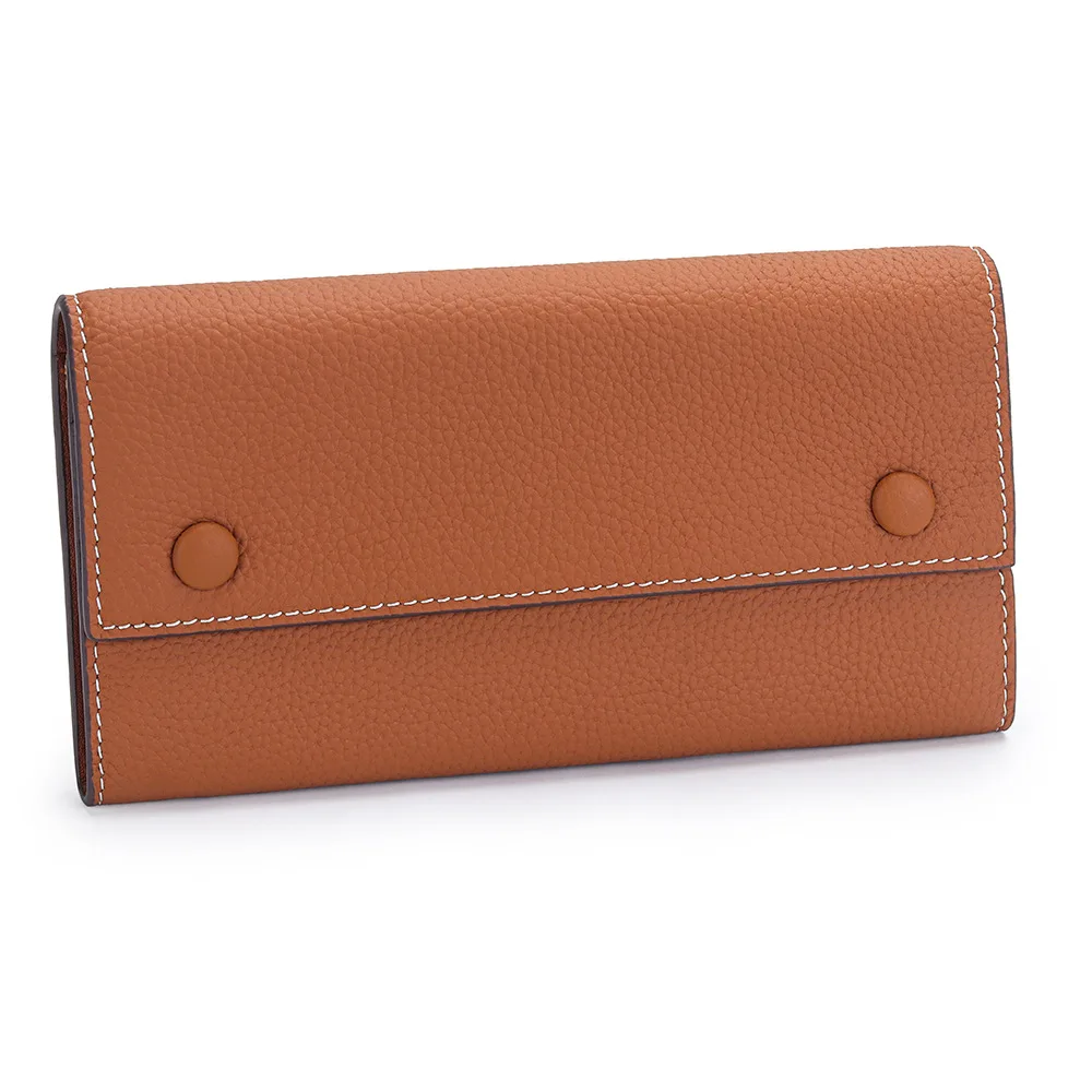 Women's Soft Cowhide Long Wallet Luxury Designer Ladies Magnetic Snap Large Capacity Card Purse High Quality Real Leather Clutch
Women's Soft Cowhide Long Wallet Luxury Designer Ladies Magnetic Snap Large Capacity Card Purse High Quality Real Leather Clutch