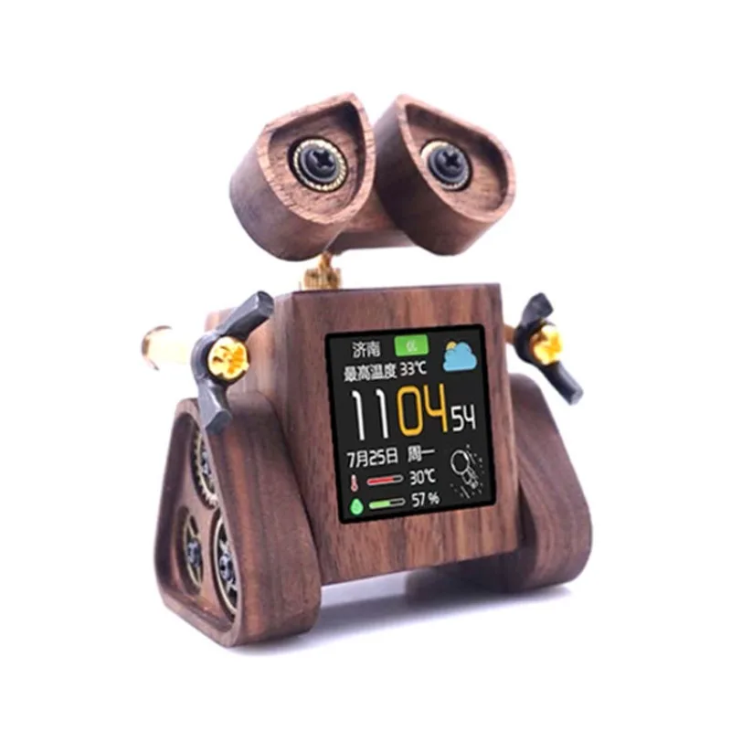 Desktop Weather Clock Table Tide Play Smart Antique Commemorative Birthday Gift Creative Wall-E
Desktop Weather Clock Table Tide Play Smart Antique Commemorative Birthday Gift Creative Wall-E
