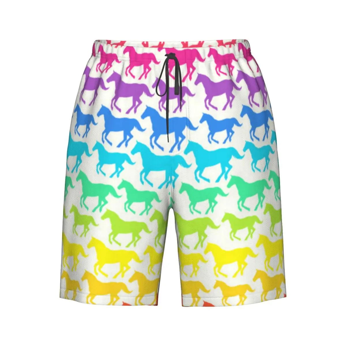 Men's Swim Trunk Rainbow Horses Quick Dry Beach Shorts with Pockets Beach Pants Swimsuit
Men's Swim Trunk Rainbow Horses Quick Dry Beach Shorts with Pockets Beach Pants Swimsuit