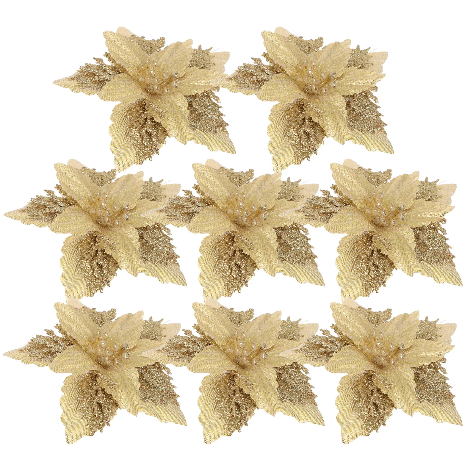 8 Pcs Artificial Flowers Glitter Powder Xmas Tree nament Christmas Party Supplies Simulation Flower Holiday Props Decorative
8 Pcs Artificial Flowers Glitter Powder Xmas Tree nament Christmas Party Supplies Simulation Flower Holiday Props Decorative