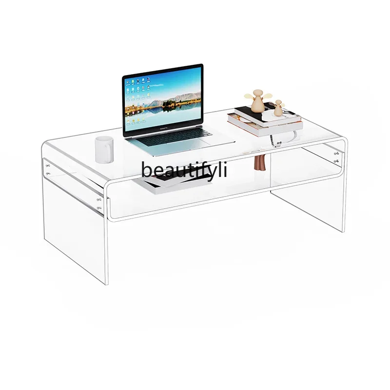 Acrylic Transparent Light Luxury Coffee Table Living Room Tea Table Simple Modern Movable Sofa Small Table
Acrylic Transparent Light Luxury Coffee Table Living Room Tea Table Simple Modern Movable Sofa Small Table
