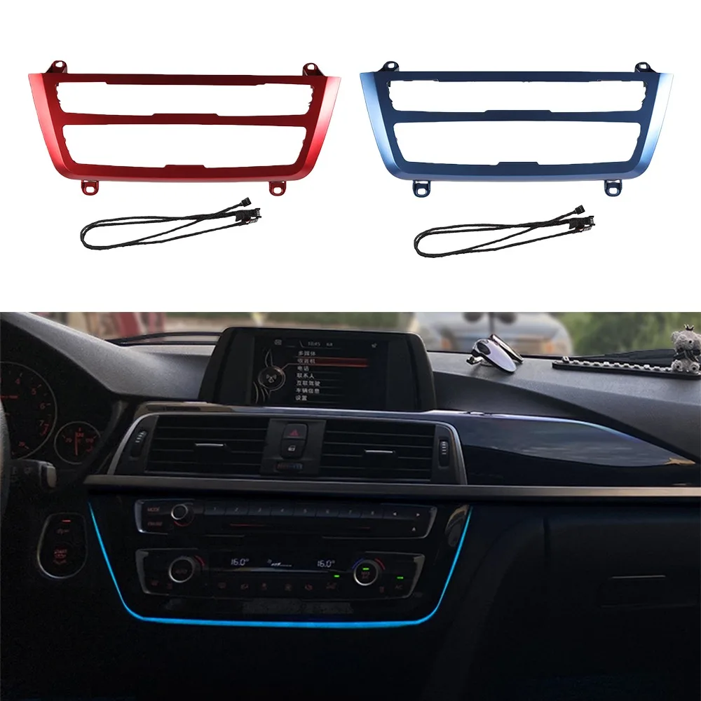 radio trim led dashboard center console light with blue and orange AC panel Atmosphere lighting For BMW 3 & 4 series F30 F31 F32
radio trim led dashboard center console light with blue and orange AC panel Atmosphere lighting For BMW 3 & 4 series F30 F31 F32