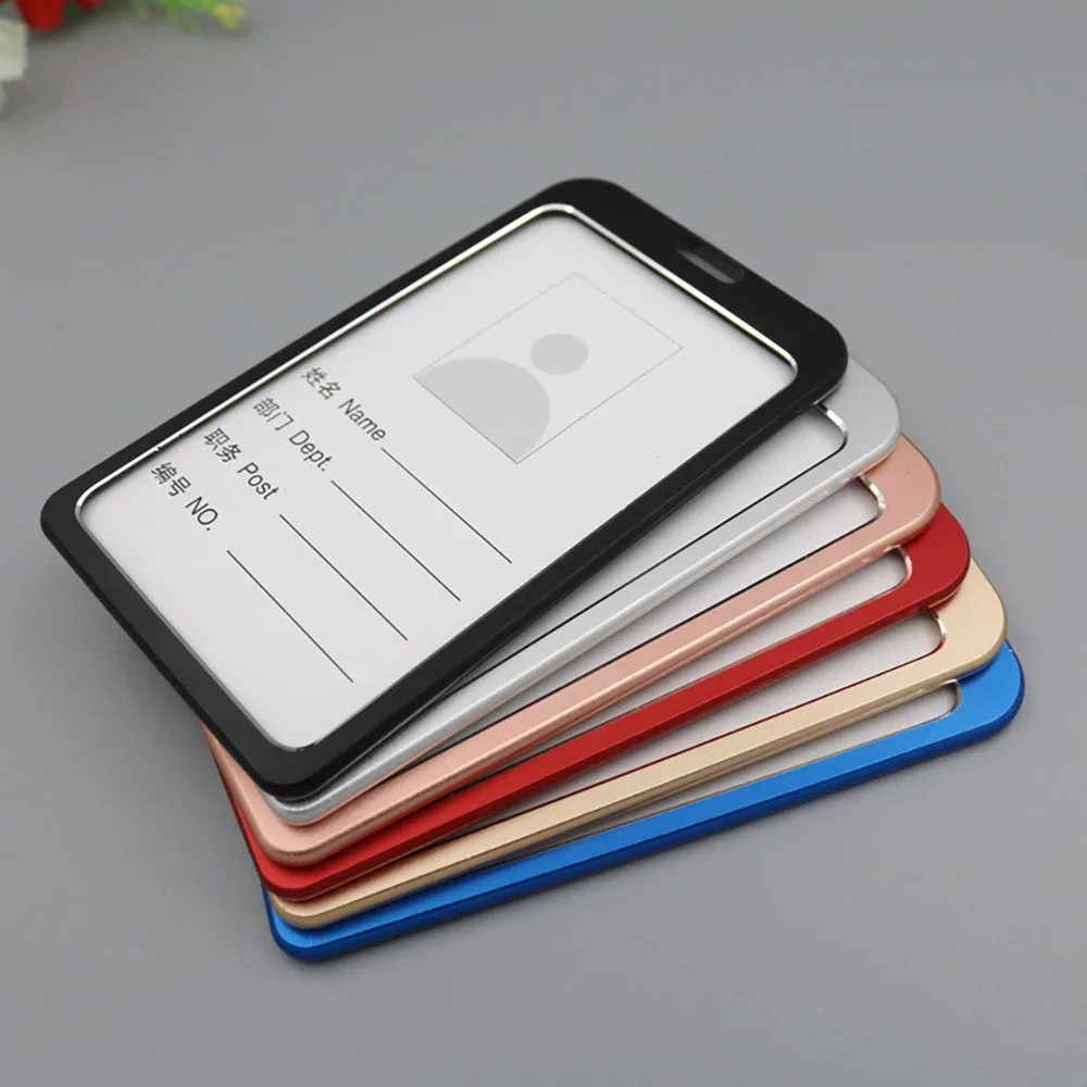 New Fashion Card Cover Women Men Lanyard Aluminum Alloy Work ID Card Holder Business Work Card ID Badge Holder Metal Bags Case
New Fashion Card Cover Women Men Lanyard Aluminum Alloy Work ID Card Holder Business Work Card ID Badge Holder Metal Bags Case