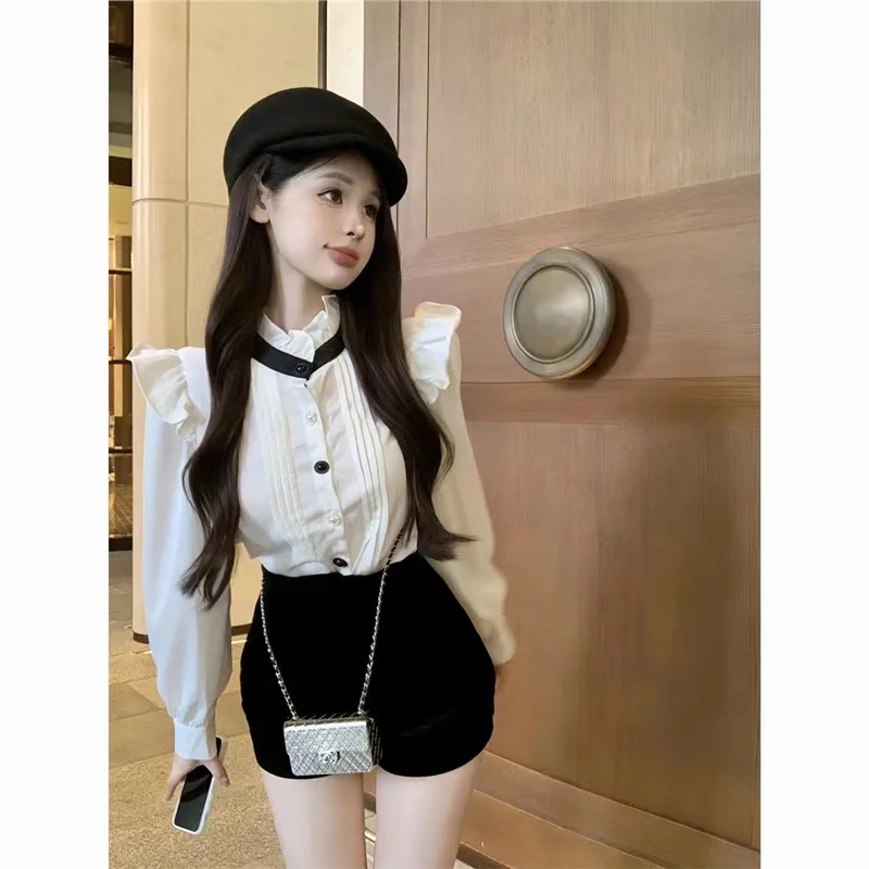 Ele Long Sve Autumn Winter Top for Women with Flng Sves High Quali Faionable Lady Sle Chinese Manufacturer
Ele Long Sve Autumn Winter Top for Women with Flng Sves High Quali Faionable Lady Sle Chinese Manufacturer