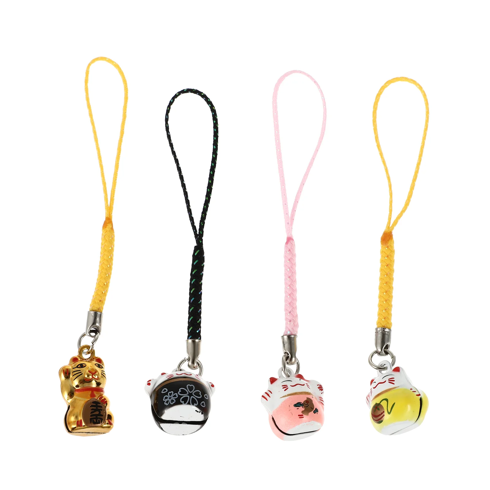 4 Pcs Brass Bell Key Rings Chinese Fortune Keychain Suite Delicate Kawaii Charms Pendants Copper Japanese
4 Pcs Brass Bell Key Rings Chinese Fortune Keychain Suite Delicate Kawaii Charms Pendants Copper Japanese