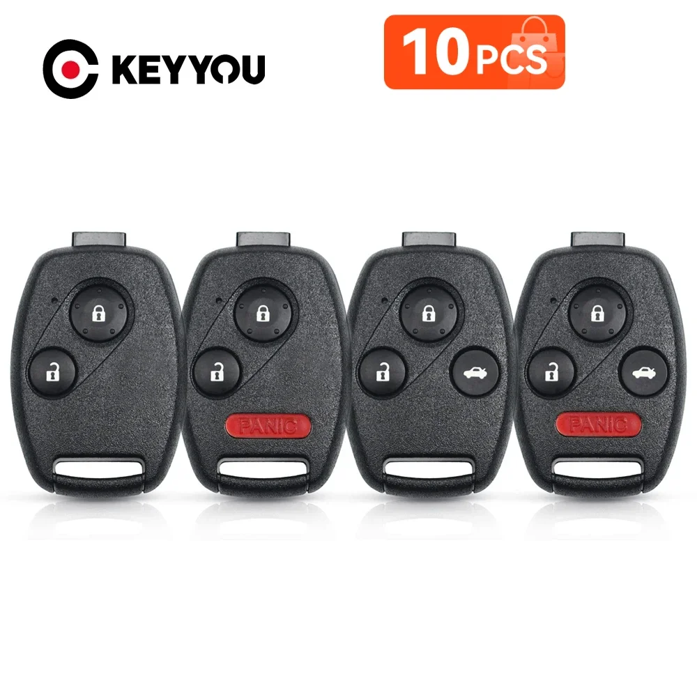 KEYYOU 10 шт., корпус дистанционного ключа без лезвия для Honda Accord CRV Pilot Civic Fit 2003 2004 2005 2006 2007 без/с кнопками Pad
KEYYOU 10 шт., корпус дистанционного ключа без лезвия для Honda Accord CRV Pilot Civic Fit 2003 2004 2005 2006 2007 без/с кнопками Pad