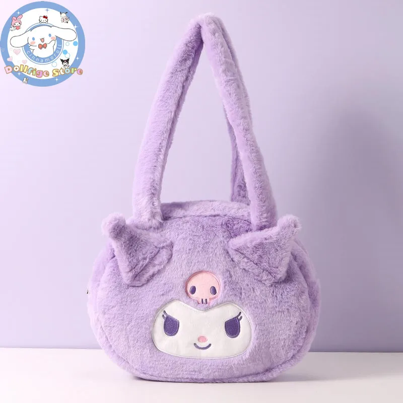 Оригинальная плюшевая сумка через плечо Sanrio Kawaii Kuromi My Melody понравило Cinnamoroll для отдыха зимняя теплая плюшевая сумка аниме ручная сумочка подарок
Оригинальная плюшевая сумка через плечо Sanrio Kawaii Kuromi My Melody понравило Cinnamoroll для отдыха зимняя теплая плюшевая сумка аниме ручная сумочка подарок
