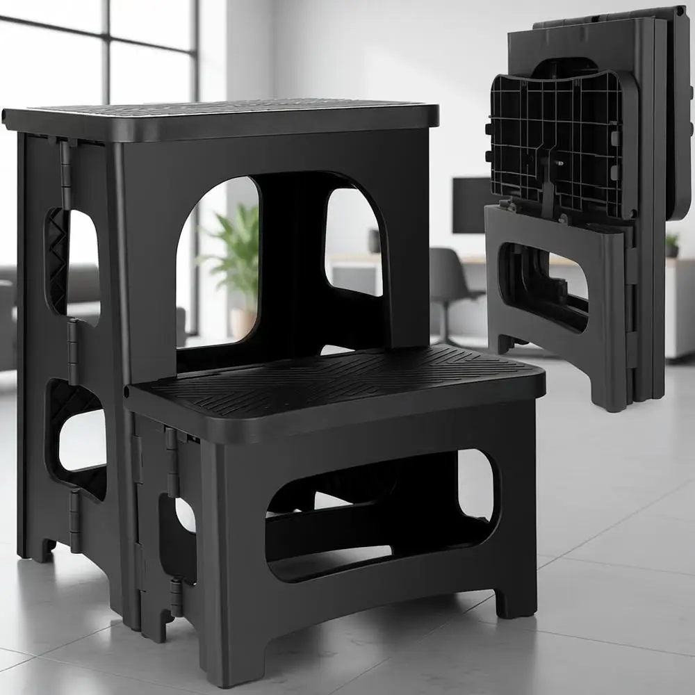 Портативная складная подставка-ступенька, нескользящая, двухуровневая (8 и 17 дюймов), выдерживает до 136 кг, идеально подходит для кухни, дома, офиса, ванной комнаты, автофургона (черная)
Портативная складная подставка-ступенька, нескользящая, двухуровневая (8 и 17 дюймов), выдерживает до 136 кг, идеально подходит для кухни, дома, офиса, ванной комнаты, автофургона (черная)