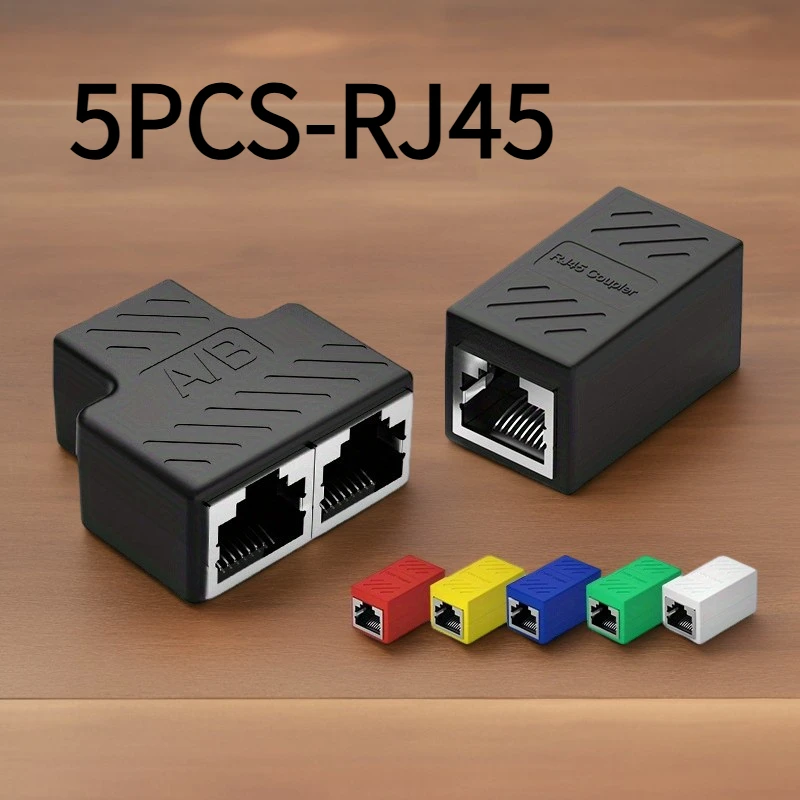 5 шт. адаптеры разветвителей RJ45, разветвители Ethernet от 1 до 2 разъемов, преобразователи удлинителей Ethernet
5 шт. адаптеры разветвителей RJ45, разветвители Ethernet от 1 до 2 разъемов, преобразователи удлинителей Ethernet