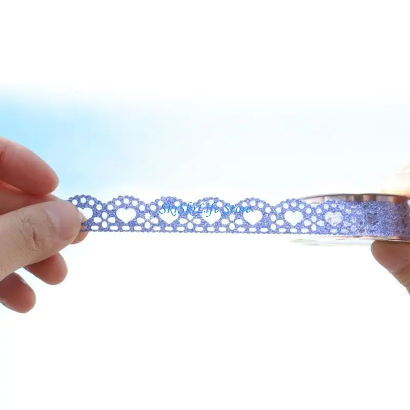 E65E 5 Rolls Sparkling Glitter Lace Tapes Art Masking Tape Scrapbooking Decoration Tape for Album Photo Frame Scrapbooking
E65E 5 Rolls Sparkling Glitter Lace Tapes Art Masking Tape Scrapbooking Decoration Tape for Album Photo Frame Scrapbooking