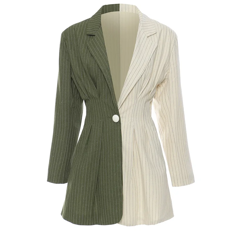 Spring Autumn New 2024 Women Blazer Spliced Gingham Suit Mid Long Outerwear Slim Chic Fashion Jacket Single Button Pocket Coat
Spring Autumn New 2024 Women Blazer Spliced Gingham Suit Mid Long Outerwear Slim Chic Fashion Jacket Single Button Pocket Coat