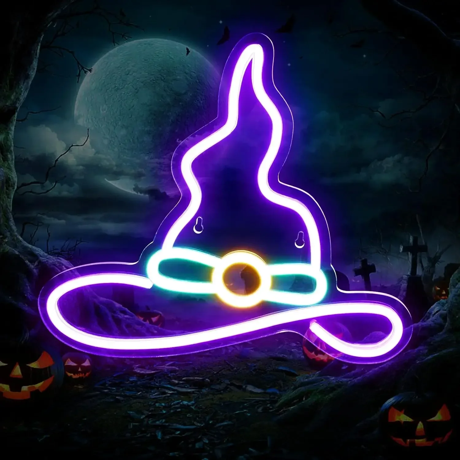 Halloween Witch Neon Sign Dimmable Neon light for Wall Decor, USB Powered, for Bedroom Party Decor Kids Game Room Bar
Halloween Witch Neon Sign Dimmable Neon light for Wall Decor, USB Powered, for Bedroom Party Decor Kids Game Room Bar