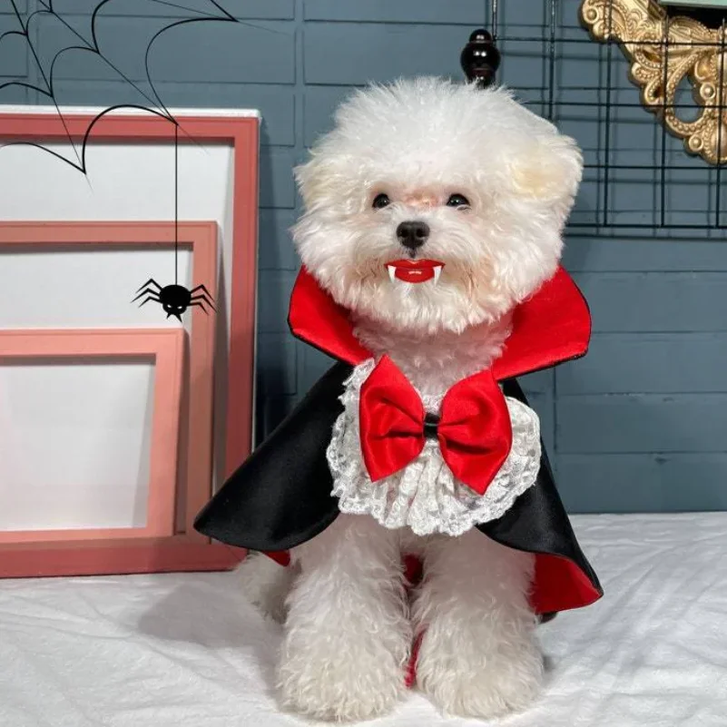 Dogs Halloween Vampire Cape Prince Puppy Pet Cosplay Clothes for Small Medium Dogs Christmas Dress Up Festival Outfits
Dogs Halloween Vampire Cape Prince Puppy Pet Cosplay Clothes for Small Medium Dogs Christmas Dress Up Festival Outfits