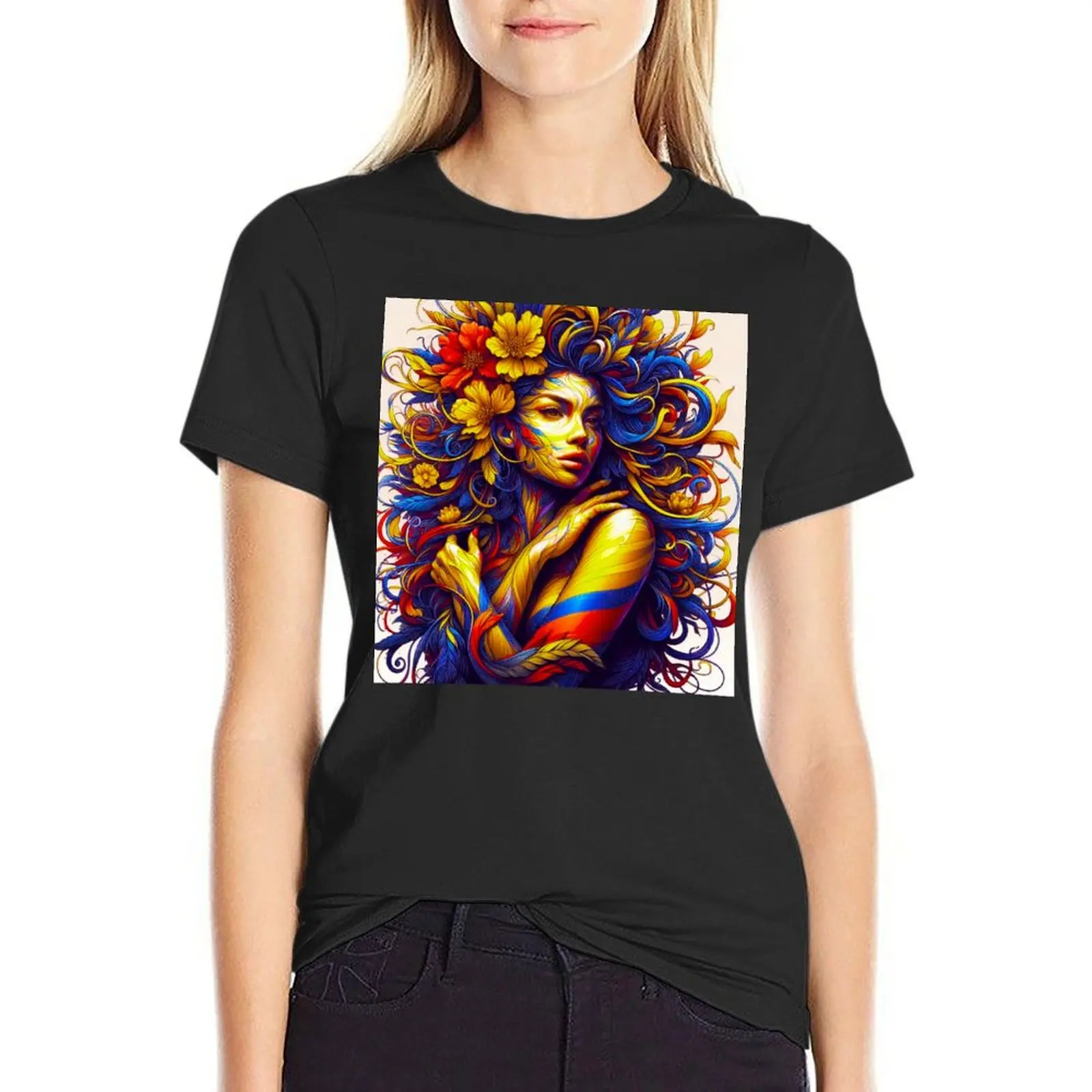 Colombian Beauty T-Shirt new edition plain cute tops clothes for woman
Colombian Beauty T-Shirt new edition plain cute tops clothes for woman