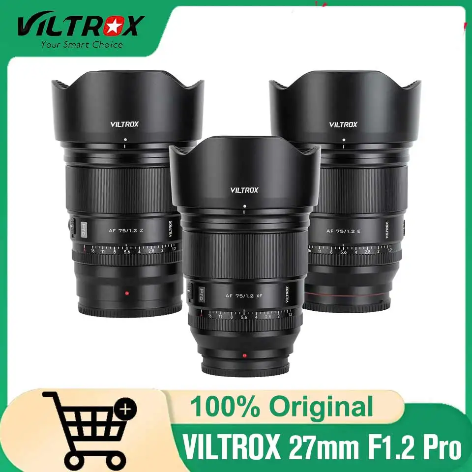 VILTROX 27mm F1.2 Pro Camera Prime Lens for Fuji XF Sony E Nikon Z Large Aperture APS-C Auto Focus Lens
VILTROX 27mm F1.2 Pro Camera Prime Lens for Fuji XF Sony E Nikon Z Large Aperture APS-C Auto Focus Lens