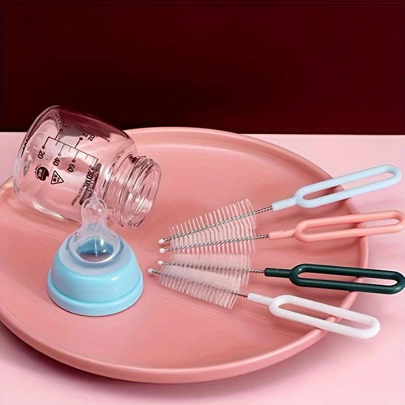 1 pc- stainless steel nipple brush with handle, 360 degree rotating nylon brush, bottle cleaning brush, teapot nozzle brush
1 pc- stainless steel nipple brush with handle, 360 degree rotating nylon brush, bottle cleaning brush, teapot nozzle brush