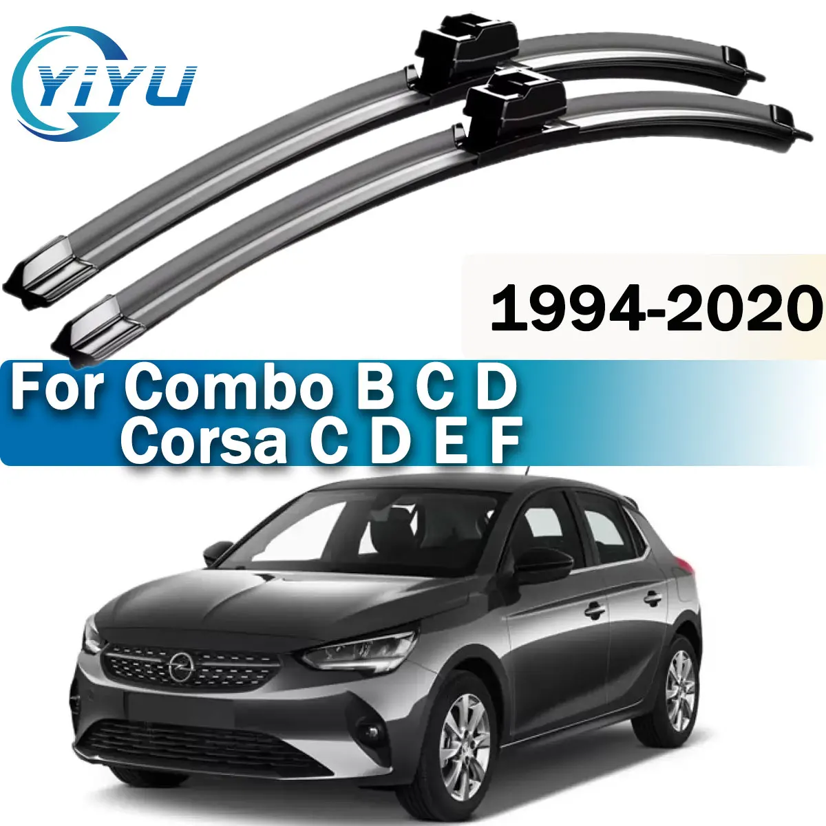 2PCS Car Front Wiper Blades For Opel Combo B C D Corsa C D E F 1994-2020 Windscreen Windshield Window Accessories
2PCS Car Front Wiper Blades For Opel Combo B C D Corsa C D E F 1994-2020 Windscreen Windshield Window Accessories