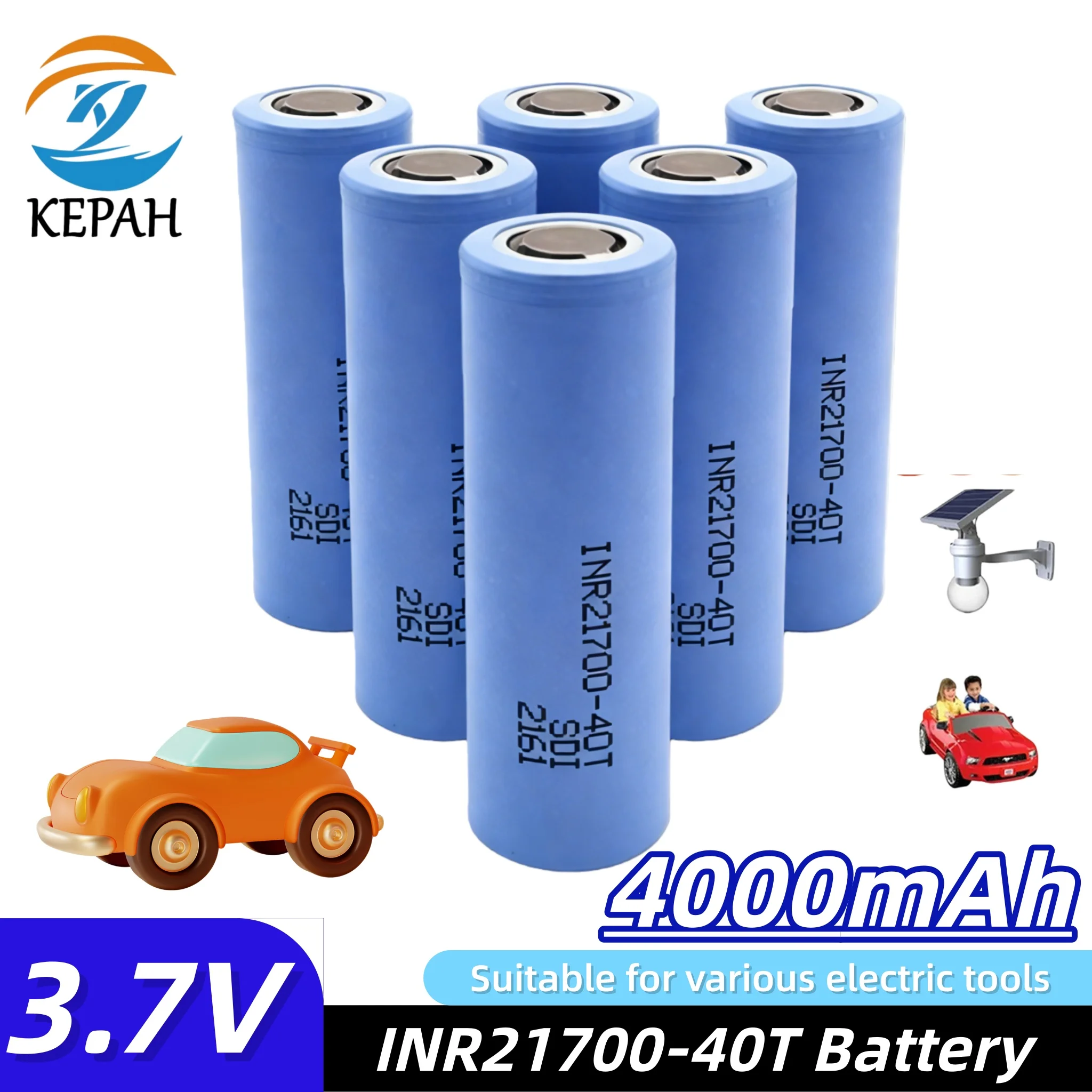 21700 Li-ion Battery INR21700-40T 3.7V4000mAh 30A High Discharge High Capacity
21700 Li-ion Battery INR21700-40T 3.7V4000mAh 30A High Discharge High Capacity