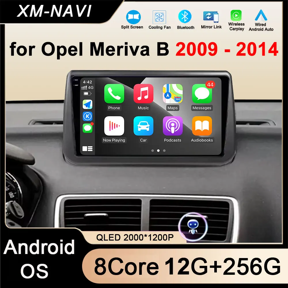 Автомобильный радиоприемник Android 14 Carplay для Opel Meriva B 2009-2014 Мультимедийная навигация Стерео GPS Монитор Экран Видеоплеер Авто
Автомобильный радиоприемник Android 14 Carplay для Opel Meriva B 2009-2014 Мультимедийная навигация Стерео GPS Монитор Экран Видеоплеер Авто