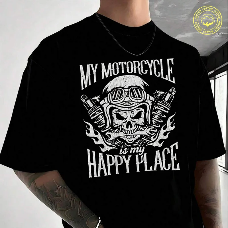 Biker Bike Lover Enthusiast Men's T Shirt Moto Casual High Quality Cotton Round Neck Short Sleeved T-shirt
Biker Bike Lover Enthusiast Men's T Shirt Moto Casual High Quality Cotton Round Neck Short Sleeved T-shirt