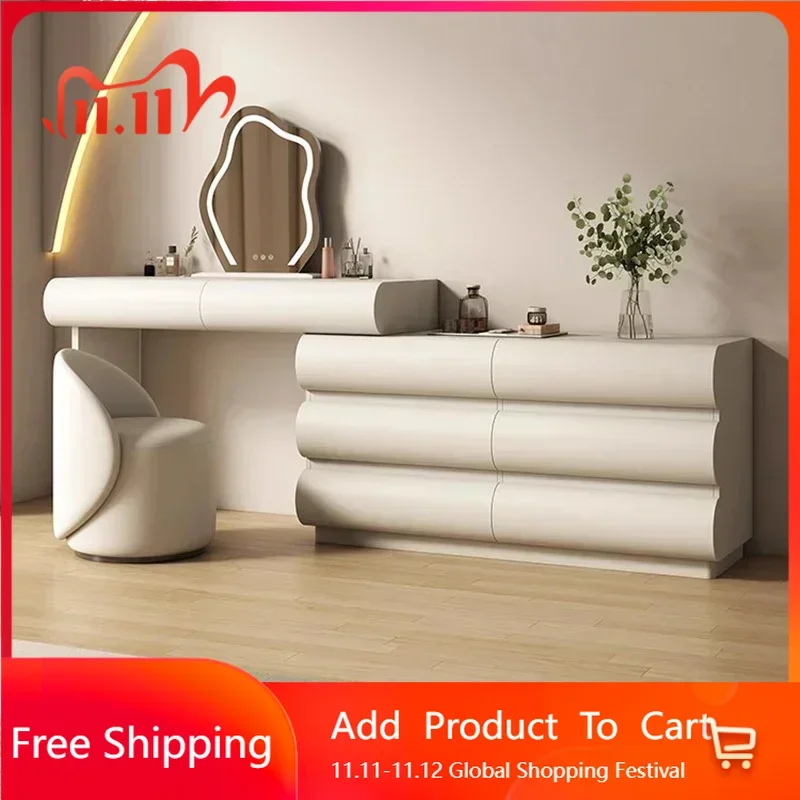 Container Chair Mirror Vanity Table Luxury Nordic Multifunctional European Dressing Table Organizers Storage Meuble Furniture
Container Chair Mirror Vanity Table Luxury Nordic Multifunctional European Dressing Table Organizers Storage Meuble Furniture