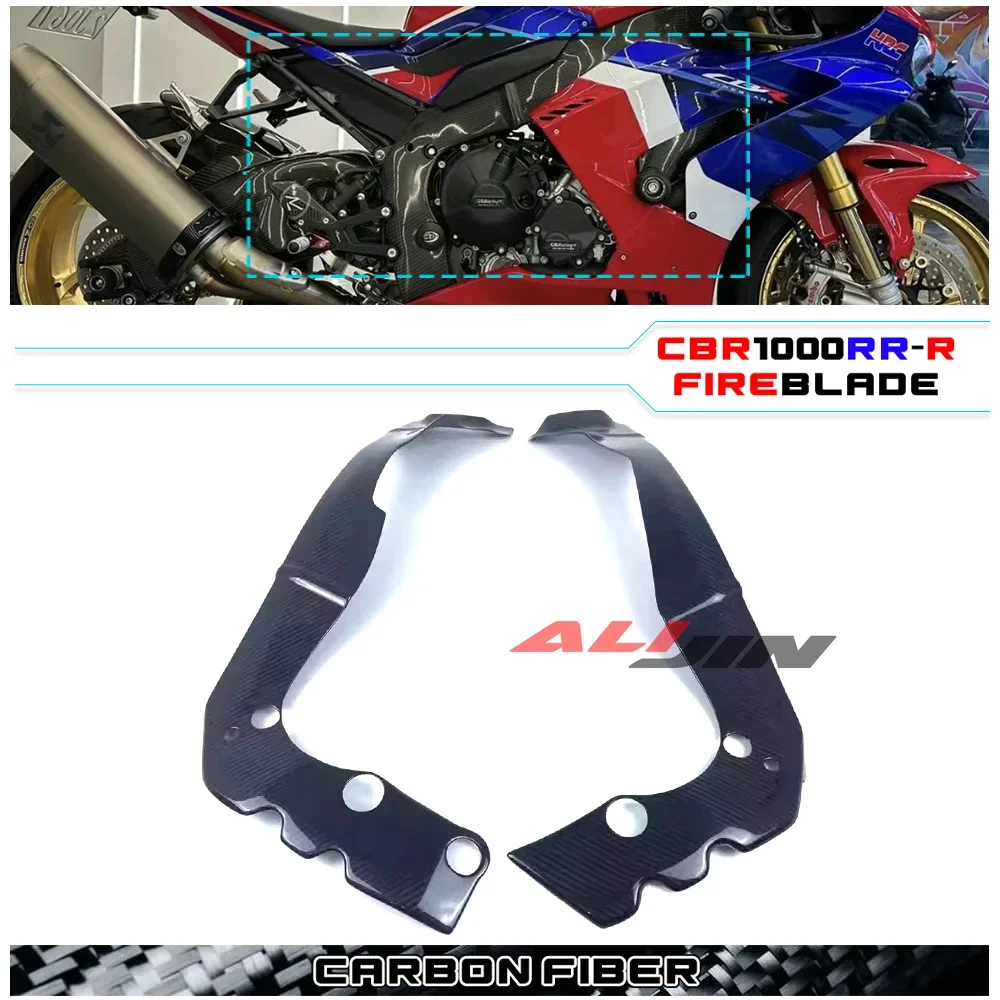 100% Carbon fiber Motorcycle Front Fairing Side Frame Panel Cowling Protector For HONDA CBR1000RR-R SP Fireblabe 2021-2024
100% Carbon fiber Motorcycle Front Fairing Side Frame Panel Cowling Protector For HONDA CBR1000RR-R SP Fireblabe 2021-2024