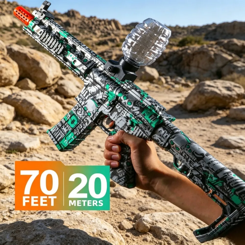 M416 Electric Blaster Gun Toys Full Automatic Outdoor Shooting Toys for Team Activities, Perfect Gift(Bullets Excluded)
M416 Electric Blaster Gun Toys Full Automatic Outdoor Shooting Toys for Team Activities, Perfect Gift(Bullets Excluded)