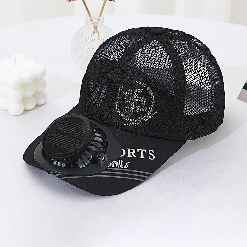 Solar USB Dual Power Trucker Hats Rechargeable Fan Adult Summer Mesh Cap for Outdoor Sun Protection Cooling
Solar USB Dual Power Trucker Hats Rechargeable Fan Adult Summer Mesh Cap for Outdoor Sun Protection Cooling