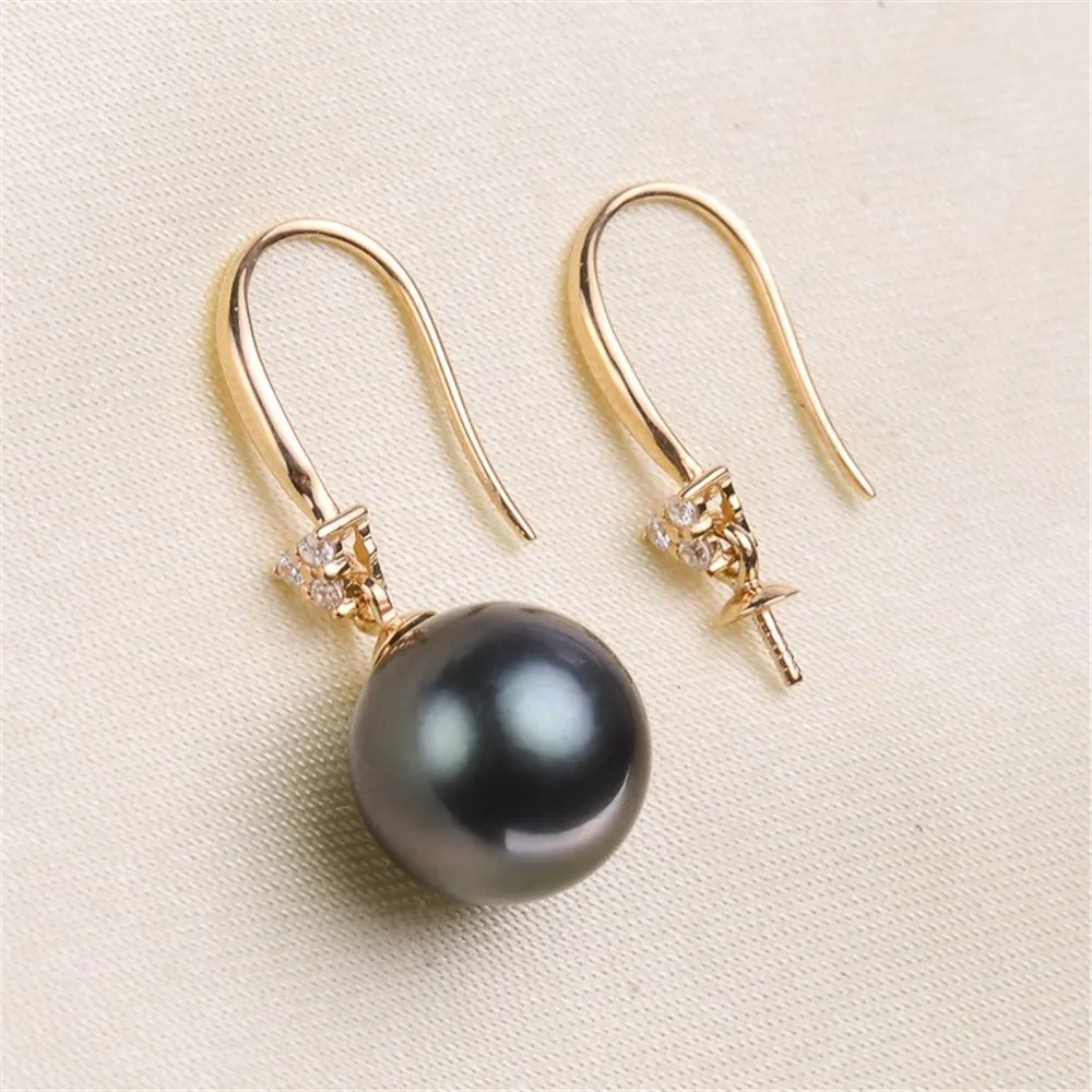 DIY Accessory G18K Pearl Ear Hook Empty Support Three Diamond Pearl Ear Ring Empty Support Gold Fit 8-10mm Round Beads G288
DIY Accessory G18K Pearl Ear Hook Empty Support Three Diamond Pearl Ear Ring Empty Support Gold Fit 8-10mm Round Beads G288