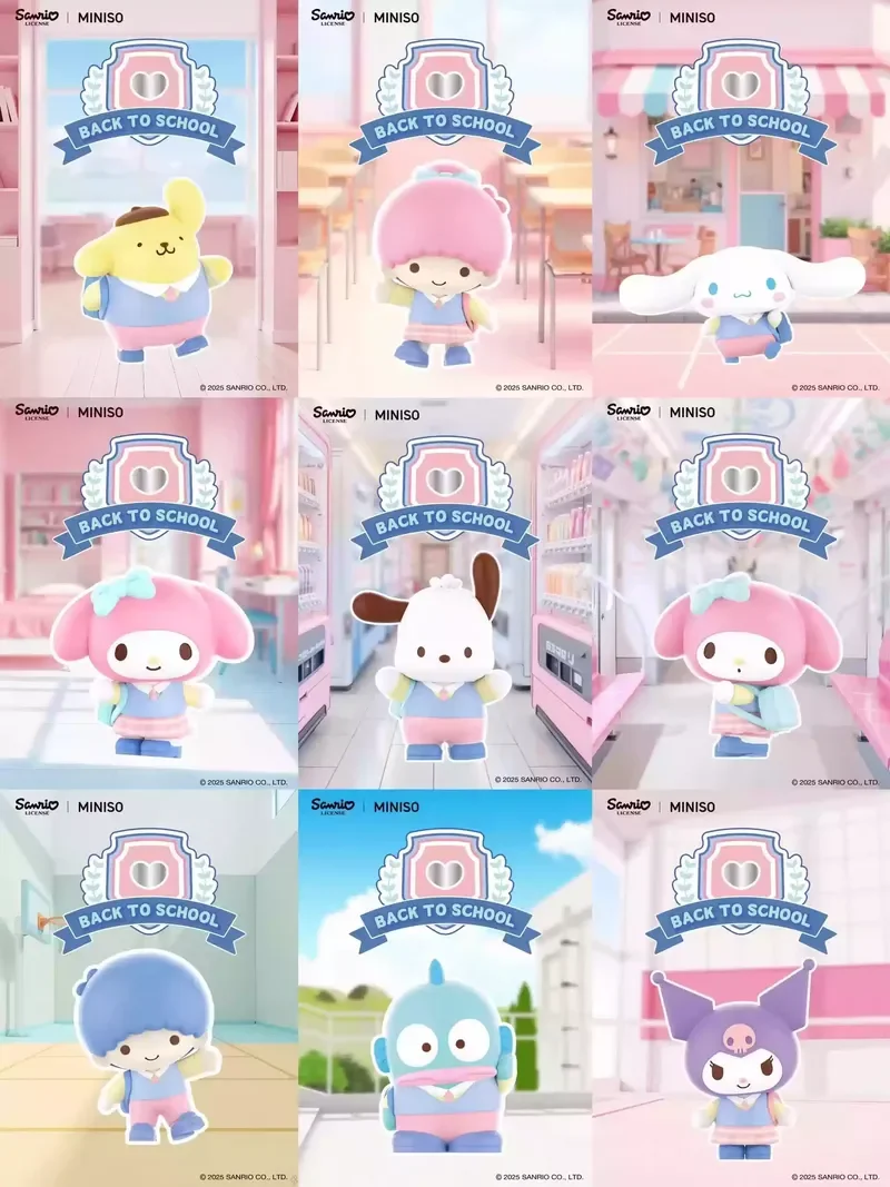 The First Batch Of Sanrio Surprise Blind Box Back To School Series Action Figures Including Kuromi And Pochacco Girl Gift
The First Batch Of Sanrio Surprise Blind Box Back To School Series Action Figures Including Kuromi And Pochacco Girl Gift