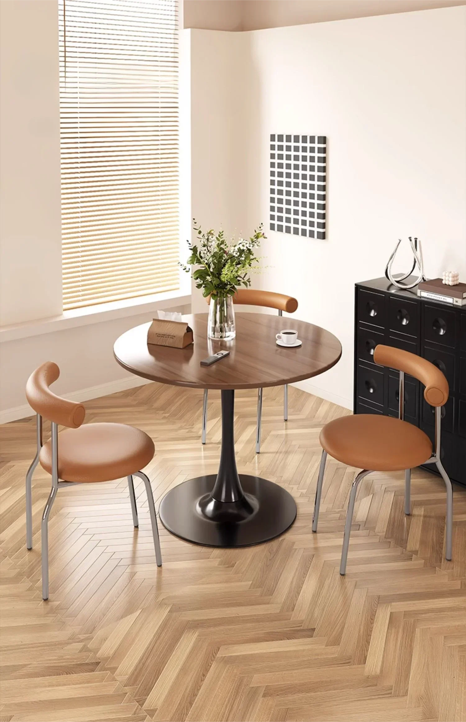 Vintage Dining Table Household Small Apartment Tulip Balcony Leisure Antique Style Eight-Immortal Table
Vintage Dining Table Household Small Apartment Tulip Balcony Leisure Antique Style Eight-Immortal Table