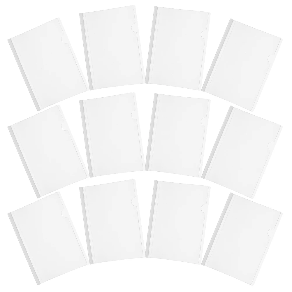 20 Pcs Report Folder Hannging File Plastic Covers Folders Multipurpose Clip Document Holder Office Book Paper Clear
20 Pcs Report Folder Hannging File Plastic Covers Folders Multipurpose Clip Document Holder Office Book Paper Clear