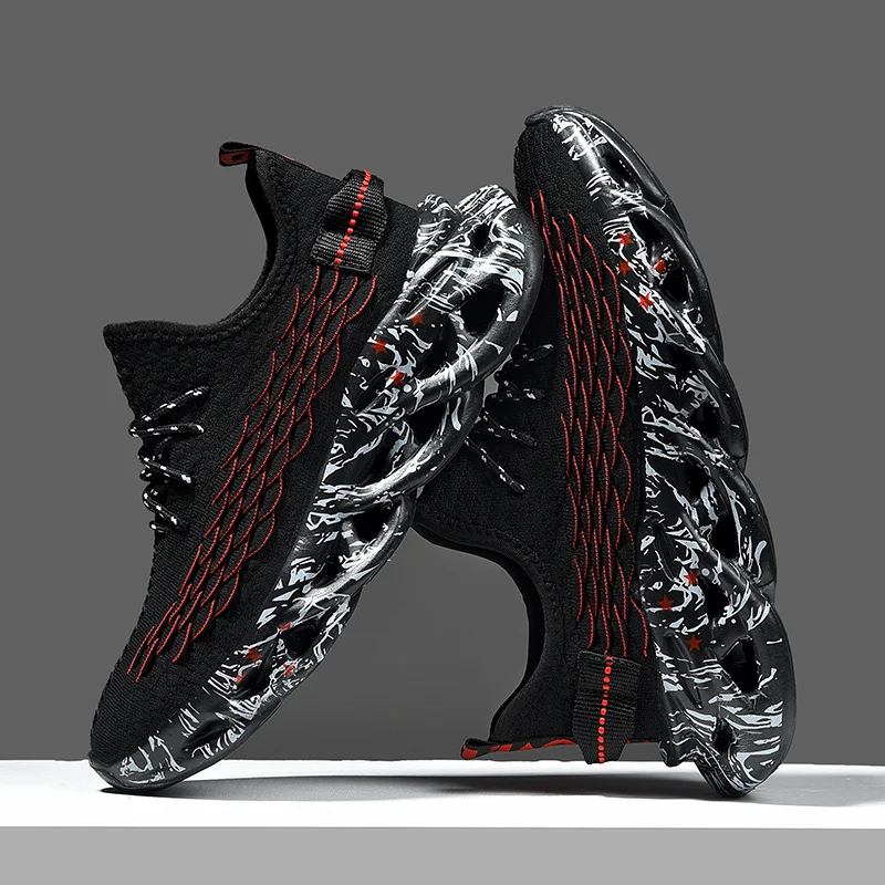 Designer Platform Sneakers Men Blade Shoes High Quality Mens Fashion Running Shoes Mesh Breathable Black Tennis Sneakers For Men
Designer Platform Sneakers Men Blade Shoes High Quality Mens Fashion Running Shoes Mesh Breathable Black Tennis Sneakers For Men