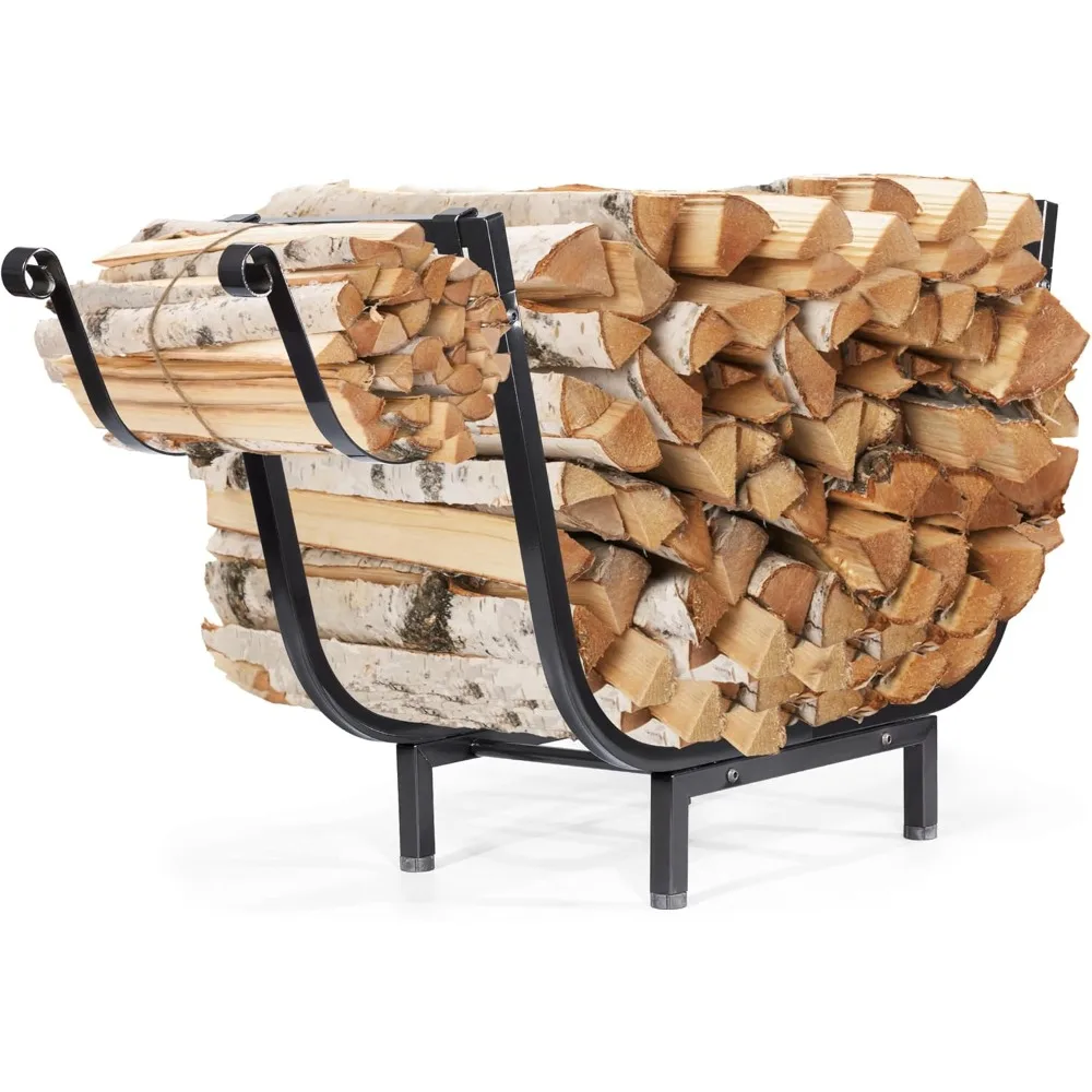 Firewood Rack, for Outdoor and Indoor Fireplace Storage, 25.5 Inch Firewood Stand Log Holder with Removable Kindling Hook
Firewood Rack, for Outdoor and Indoor Fireplace Storage, 25.5 Inch Firewood Stand Log Holder with Removable Kindling Hook