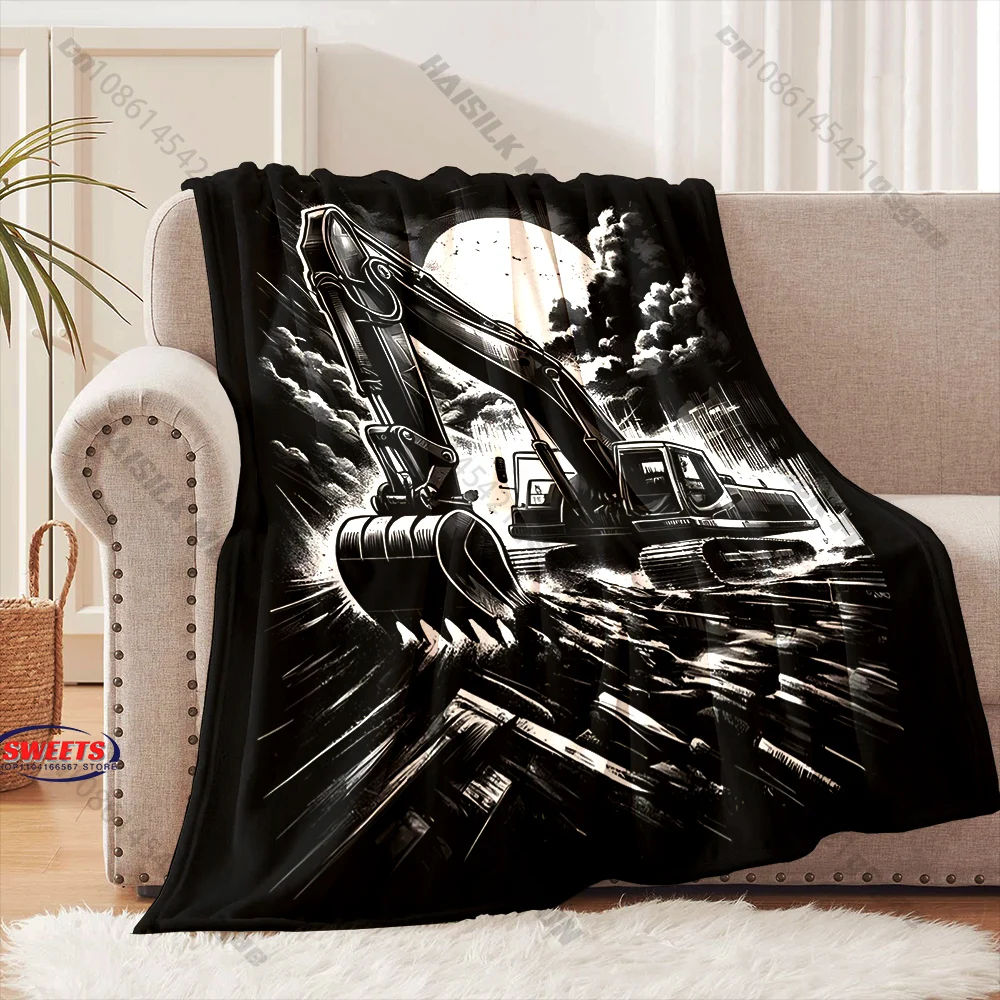 "Excavator Night Scene Blanket" Multiple sizes kid's and adults' bedroom living room sofa decor blanket, Exquisite gift
"Excavator Night Scene Blanket" Multiple sizes kid's and adults' bedroom living room sofa decor blanket, Exquisite gift