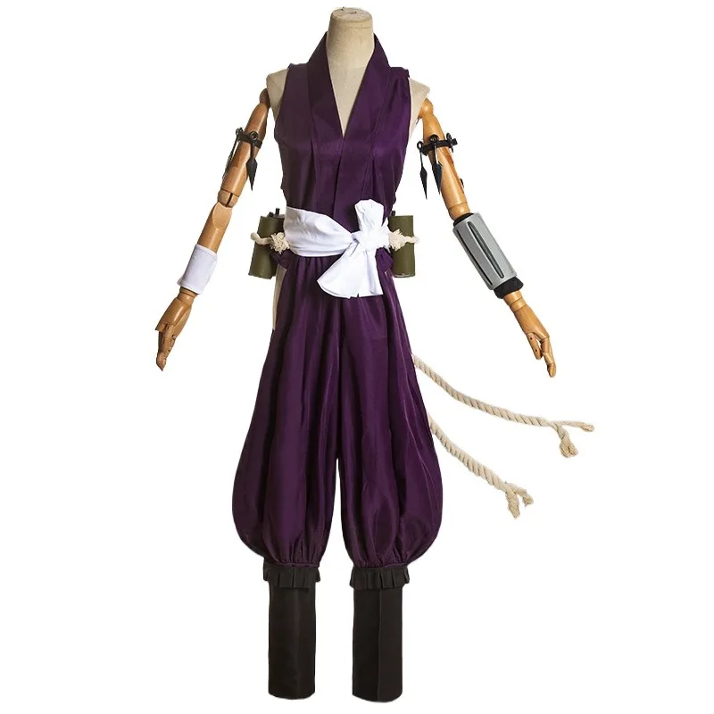 Anime Hell's Paradise Cosplay Costume Hells Paradise Cosplay Wig Kunoichi Outfit Fox Sumire Purple Women Uniform Halloween Party
Anime Hell's Paradise Cosplay Costume Hells Paradise Cosplay Wig Kunoichi Outfit Fox Sumire Purple Women Uniform Halloween Party