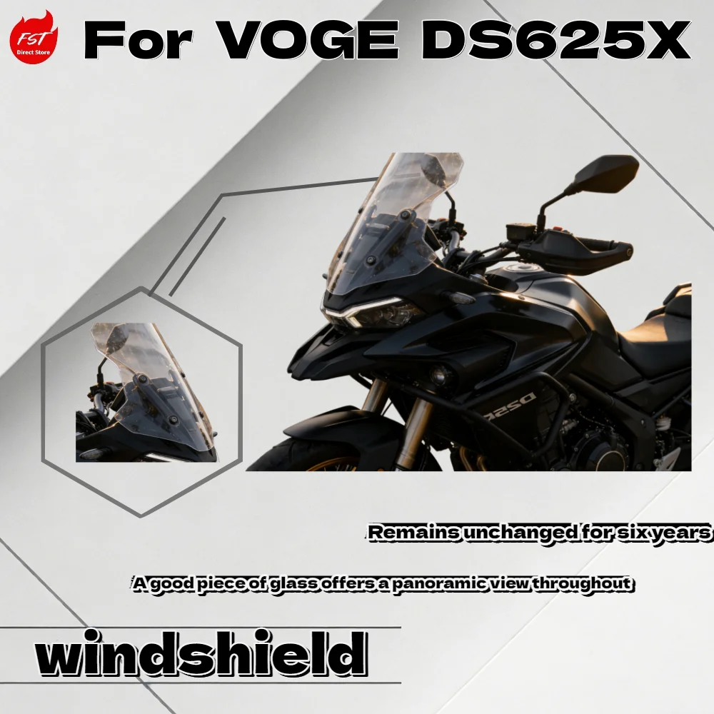 For Heightened Wide Windshield Painted Version for VOGE DS625X DS525X Motorcycle Accessories And PartsR
For Heightened Wide Windshield Painted Version for VOGE DS625X DS525X Motorcycle Accessories And PartsR