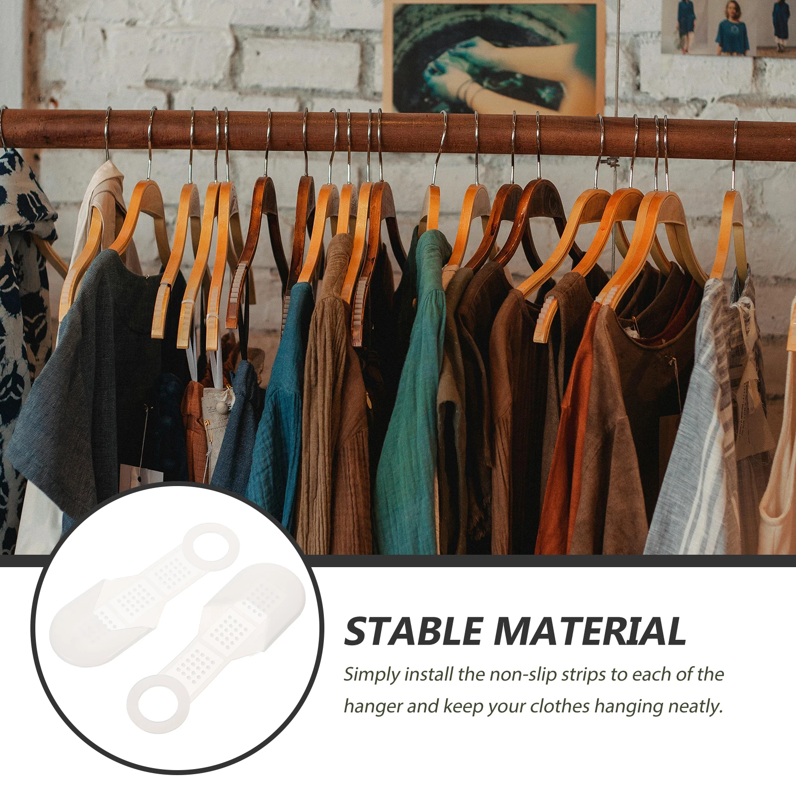 10Pcs Clothes Hanger Grips Non-Slip Plastic Strips Anti-Skid Coat Hanger Accessories for Home Shops Hangers Strips
10Pcs Clothes Hanger Grips Non-Slip Plastic Strips Anti-Skid Coat Hanger Accessories for Home Shops Hangers Strips