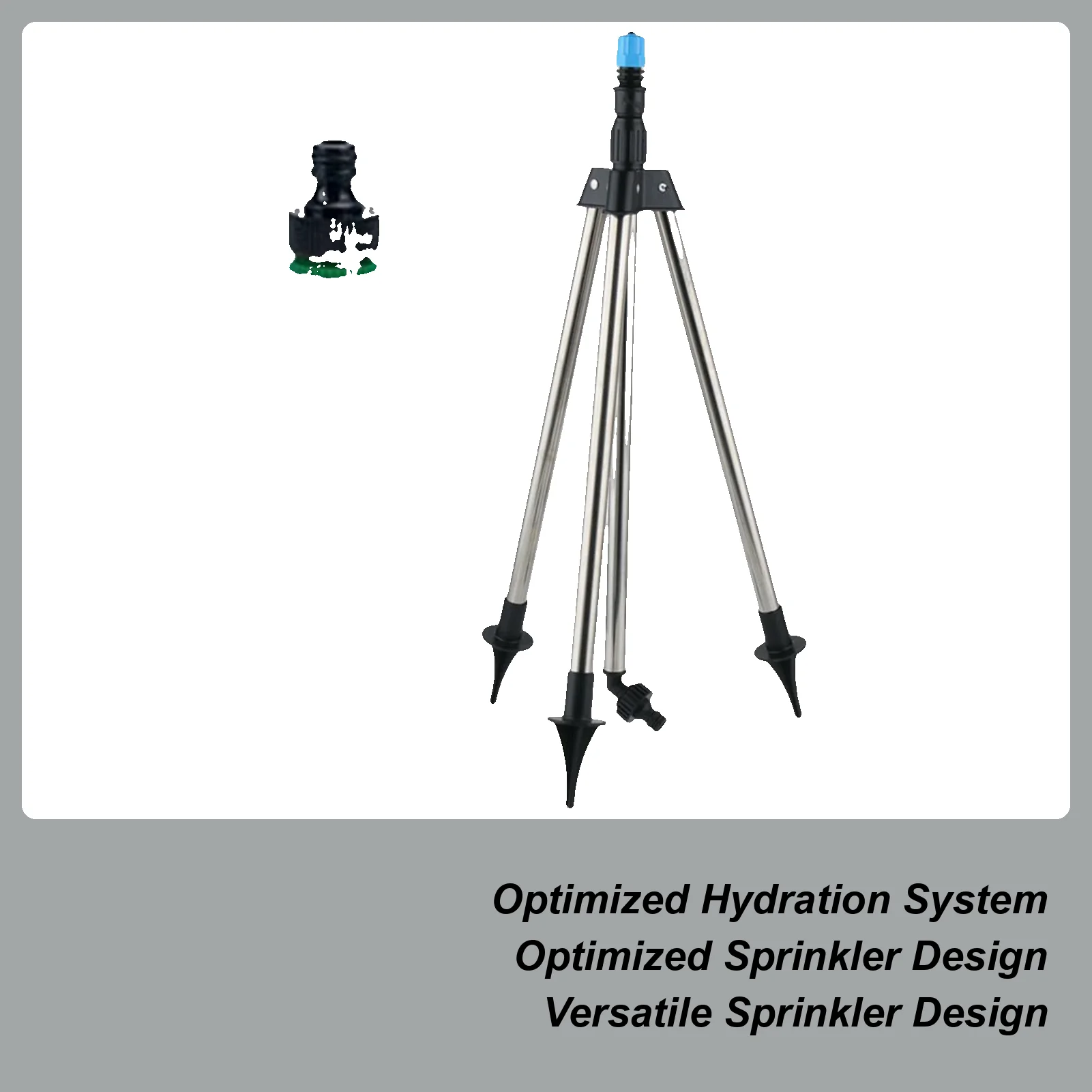 Tripod Sprinkler Garden Rotary Tripod Water Sprinkler Outdoor Adjustable Height Watering Equipment for Yard Flower Bed Orchards
Tripod Sprinkler Garden Rotary Tripod Water Sprinkler Outdoor Adjustable Height Watering Equipment for Yard Flower Bed Orchards