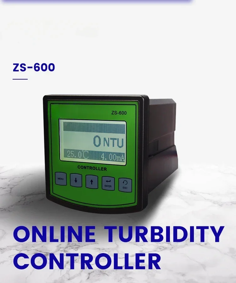 Hot Sales ZS-600 Water Testing Turbidity Sensor Online Controller Water Quality Testing And Analytical Instruments
Hot Sales ZS-600 Water Testing Turbidity Sensor Online Controller Water Quality Testing And Analytical Instruments
