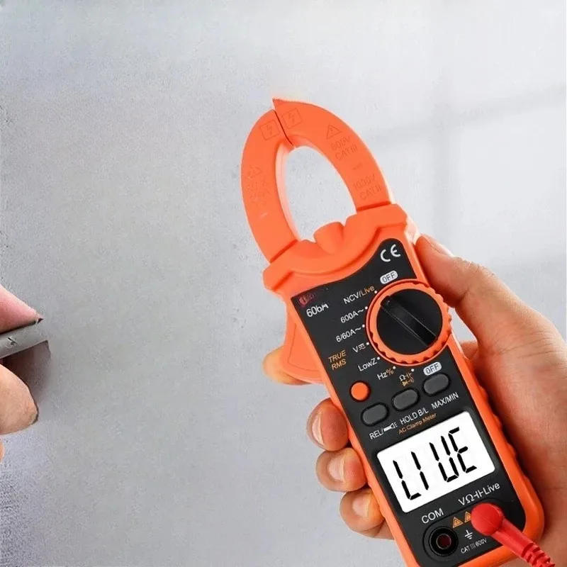 Clamp Meter Multimeter High Precision VC606A Anti-burn AC/DC Small Digital Clamp Ammeter
Clamp Meter Multimeter High Precision VC606A Anti-burn AC/DC Small Digital Clamp Ammeter