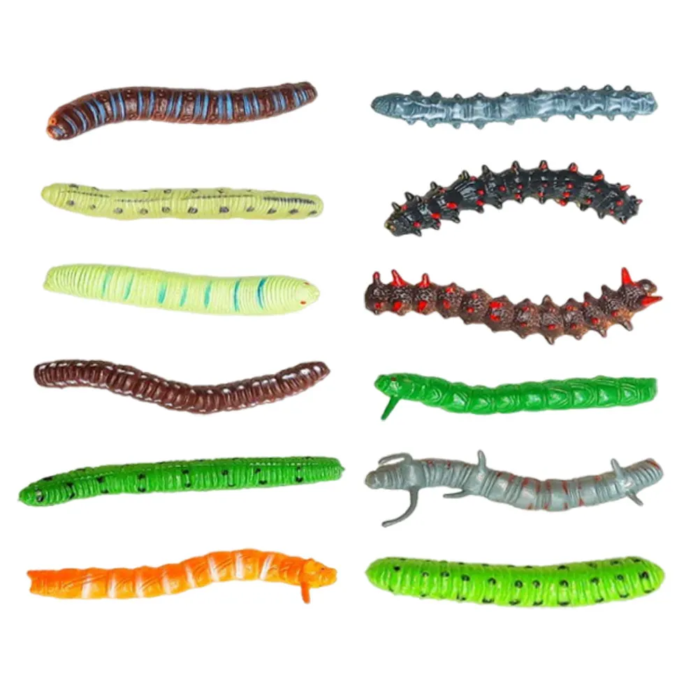 20Pcs Educational Plastic Worm for Classroom Science Projects Imaginative Play Halloween Joke Props Realistic Crawling
20Pcs Educational Plastic Worm for Classroom Science Projects Imaginative Play Halloween Joke Props Realistic Crawling