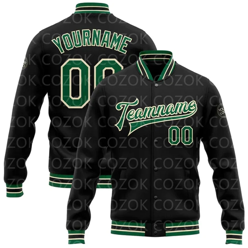 Custom Green Dark 3D Printed Baseball Button Jacket Bomber Full-Snap Varsity Letterman Jacket
Custom Green Dark 3D Printed Baseball Button Jacket Bomber Full-Snap Varsity Letterman Jacket
