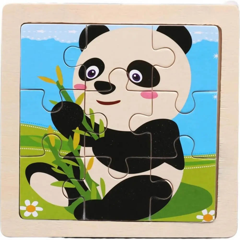 Wooden Jigsaw Puzzle 9 Pieces Cartoon Animal Educational Early Learning Toy Safe Burr Free Wooden Puzzle for Kids Aged 3 7 Years
Wooden Jigsaw Puzzle 9 Pieces Cartoon Animal Educational Early Learning Toy Safe Burr Free Wooden Puzzle for Kids Aged 3 7 Years