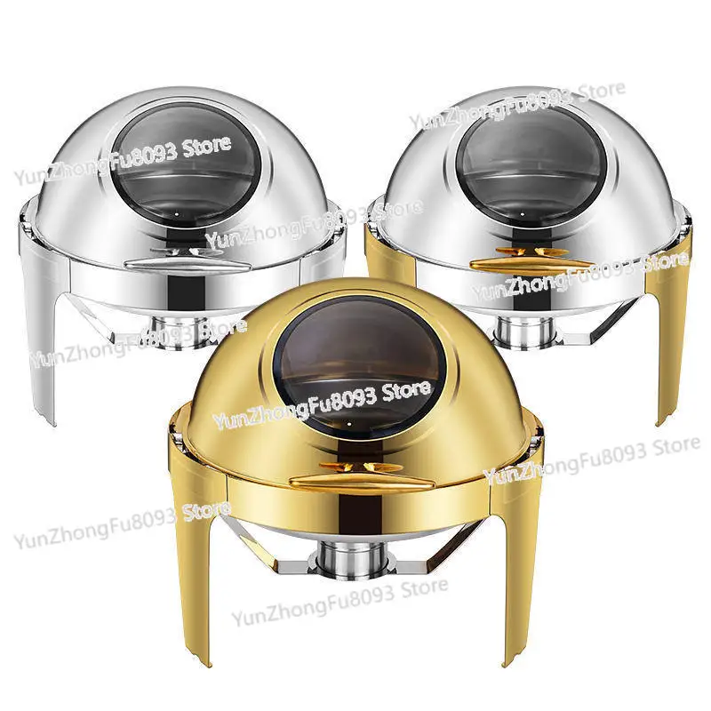 Hotel Buffet Hot Gold Food Heater Set Hotel Stainless Steel 6.8L Dome Roll Top Hot Pot
Hotel Buffet Hot Gold Food Heater Set Hotel Stainless Steel 6.8L Dome Roll Top Hot Pot