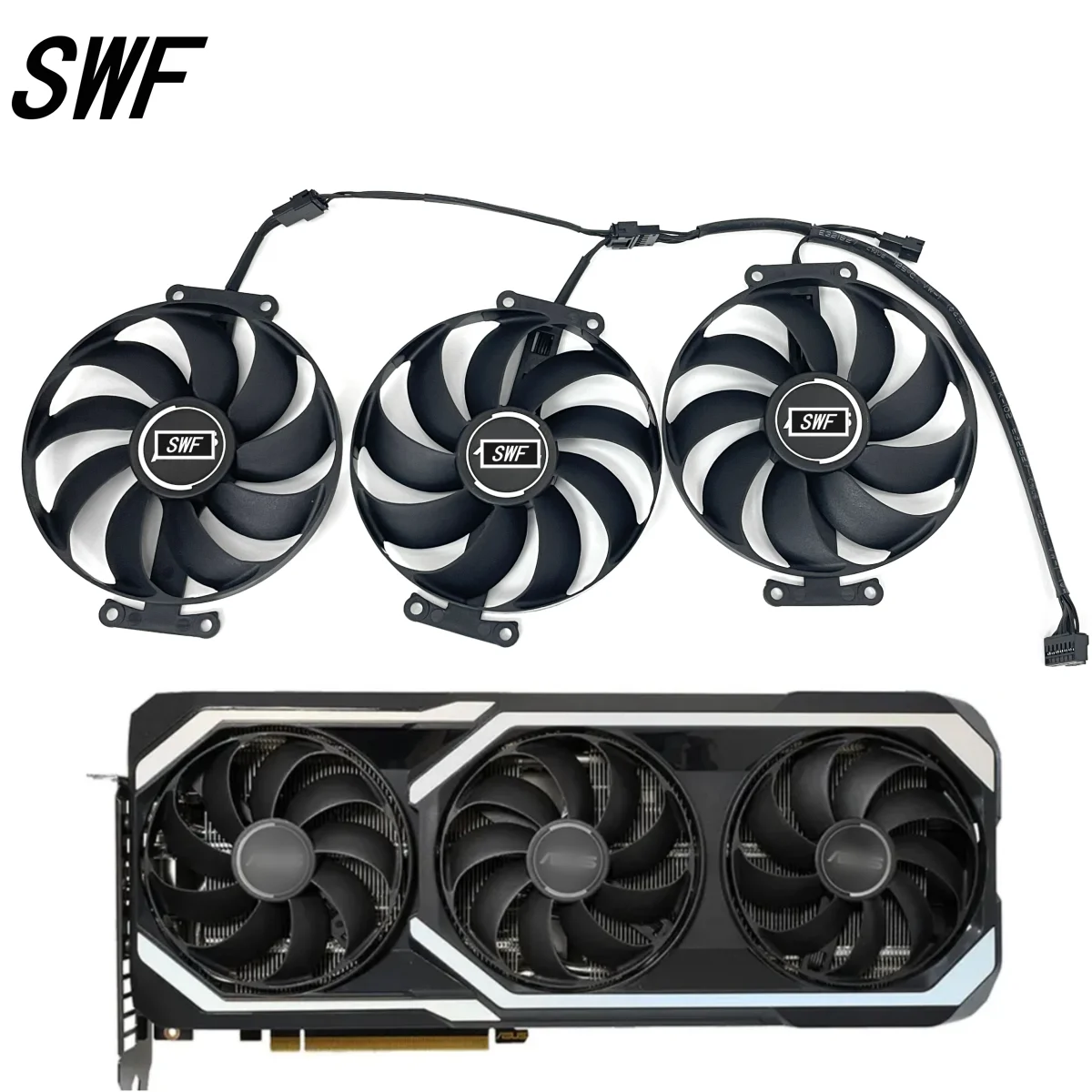New 12V CF9010U12D Cooling Fan For ASUS GeForce RTX3070 RTX3060Ti MEGALODON GAMING Graphics Card Cooler Fan
New 12V CF9010U12D Cooling Fan For ASUS GeForce RTX3070 RTX3060Ti MEGALODON GAMING Graphics Card Cooler Fan