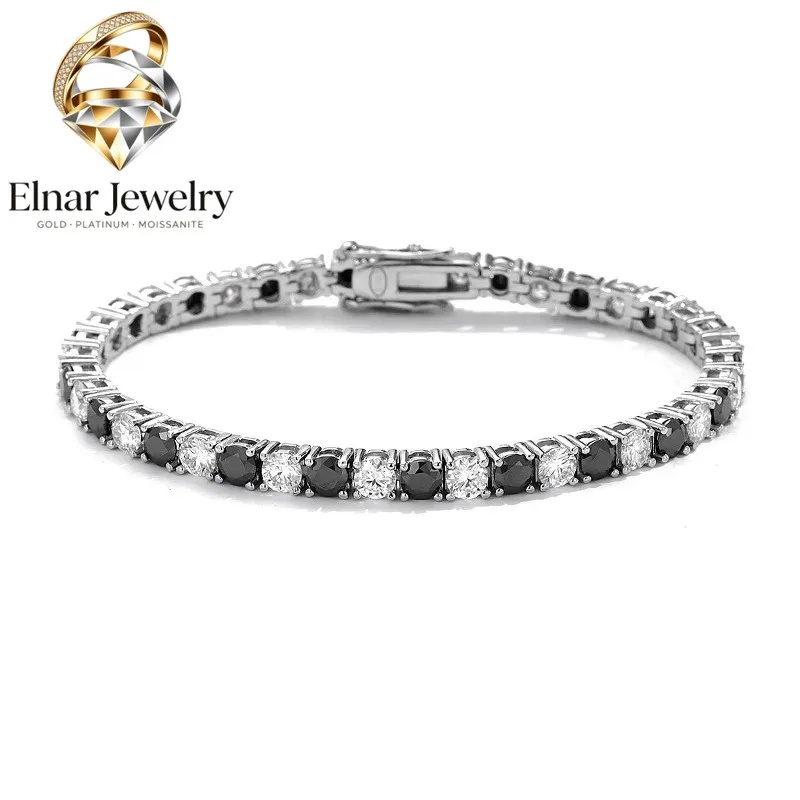 Elnar Jewelry Luxury Solid Platinum PT950 Women's 3mm 4mm Garnet Moissanite Diamond Bracelet Full Diamond Tennis Bracelet
Elnar Jewelry Luxury Solid Platinum PT950 Women's 3mm 4mm Garnet Moissanite Diamond Bracelet Full Diamond Tennis Bracelet
